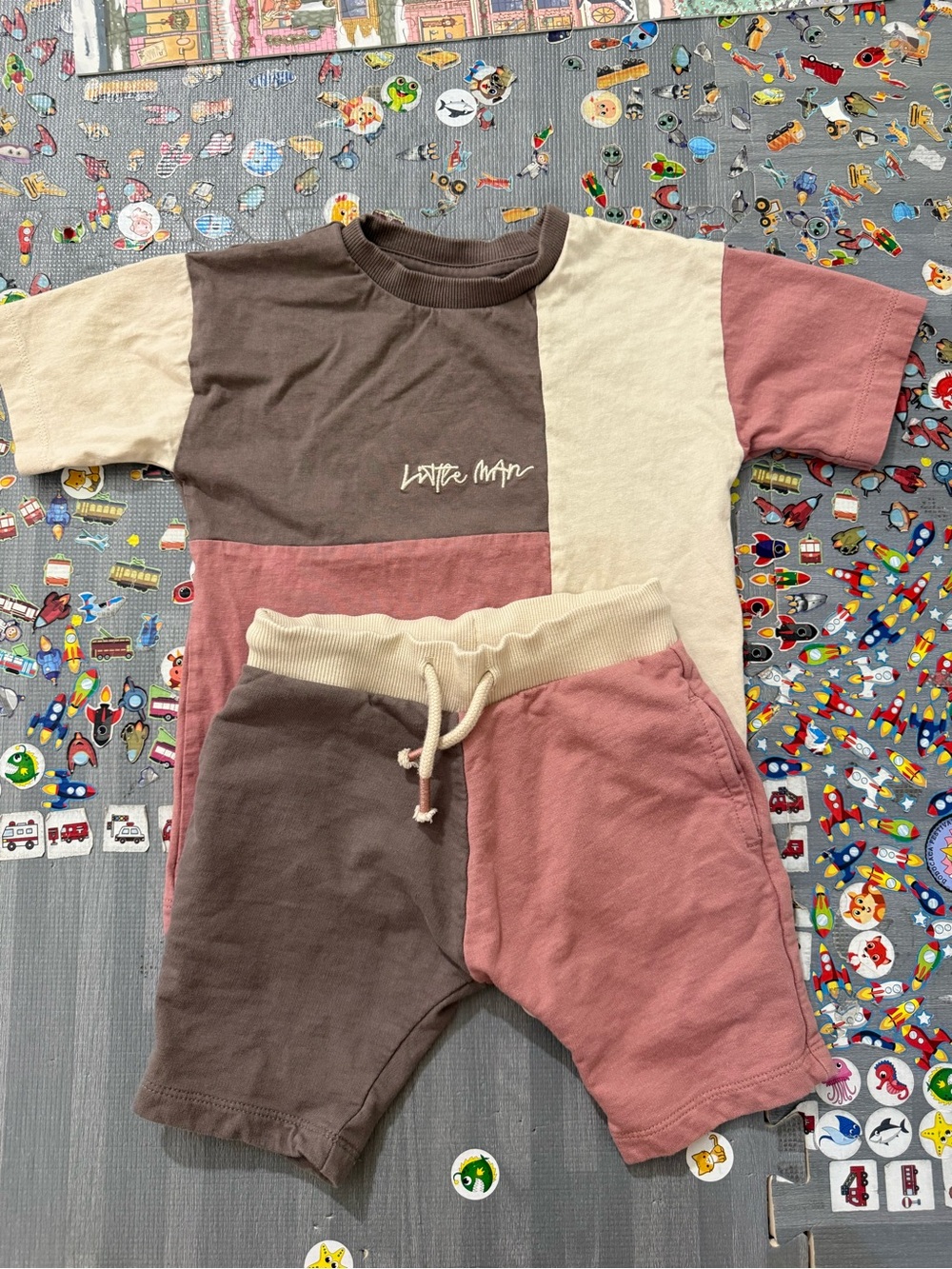 Next toddler multicolor short sleeve set